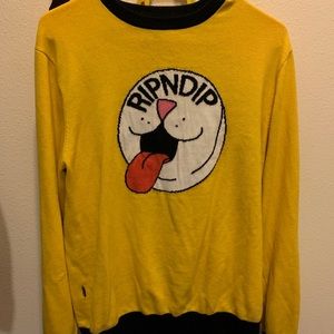 RIP N DIP YELLOW SWEATER